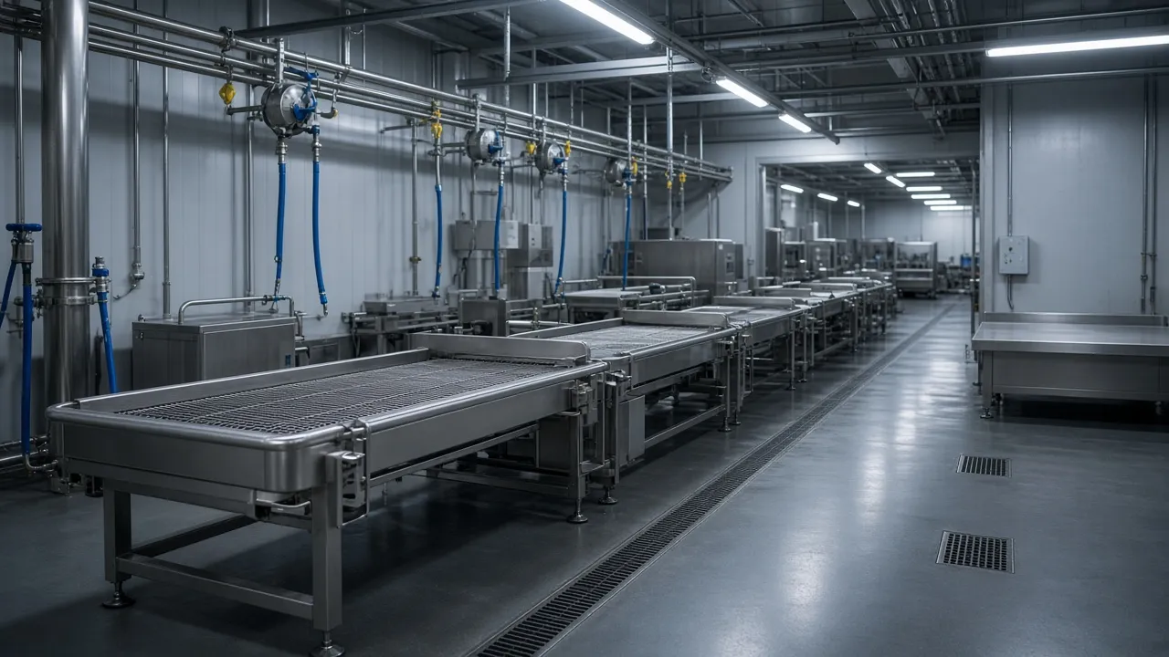 Operational Checklist for Commercial Food Processing Facilities: Utility, Sanitation, and Workflow
